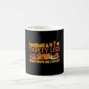 Football Turkey Legs Family Matching Thanksgiving Coffee Mug