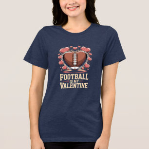 Football Valentine's Day Shirt Design