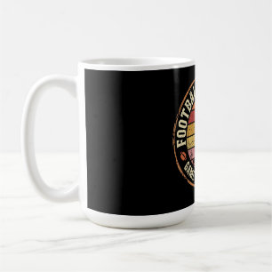 Football Vibes Only Vintage Sports Coffee Mug