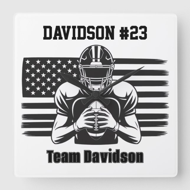 Football Wall Clock (Front)