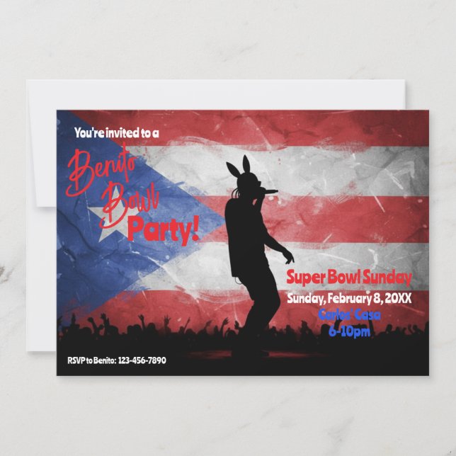 Football Watch Party Invitation (Front)