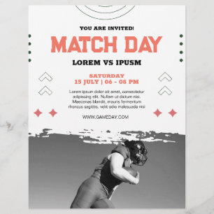 Football Watch Party Invitation Football Game Day Flyer