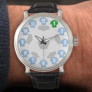 Football Watch - with Sky Blue Shirts