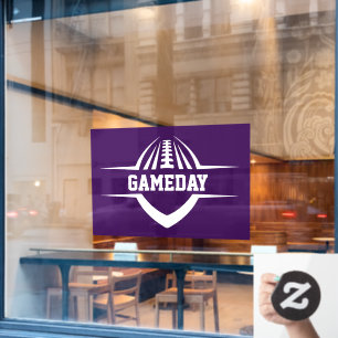 Football Window Cling