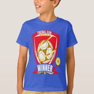 Football Winner Boys’ T-Shirt – Golden Medal desig