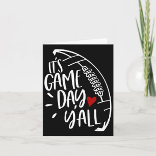 Football Women Football Player Mum Game Day Card