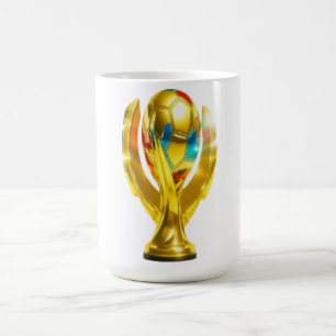 Football World Champion Gold Cup Award PNG