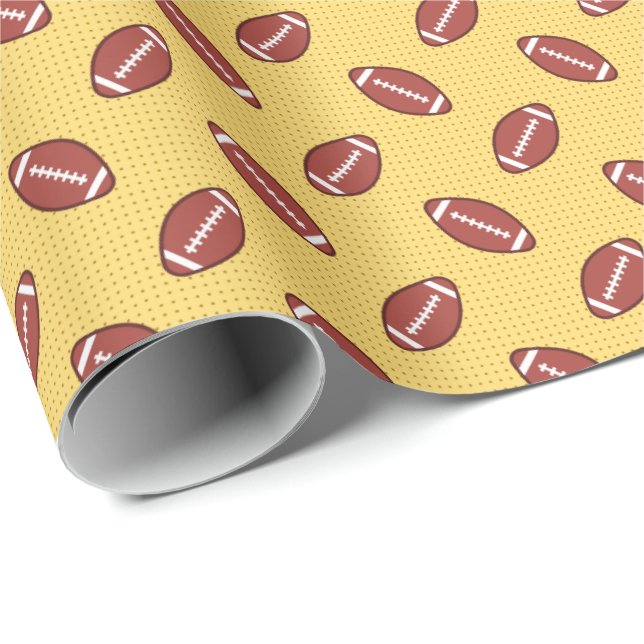 Football Wrapping Paper (Roll Corner)