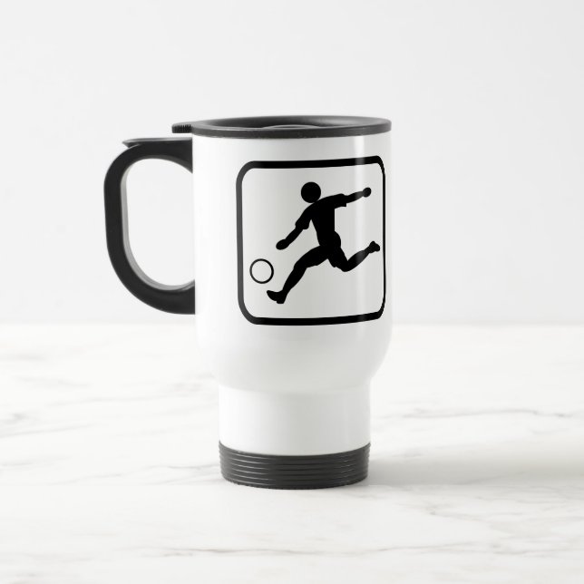 Footballer Pro Travel Mug (Left)