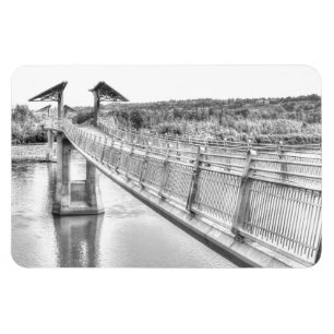 Footbridge over the North Saskatchewan River Magnet