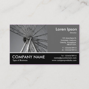 Footed Photo - 60pc Grey - Bigwheel Contruction Business Card