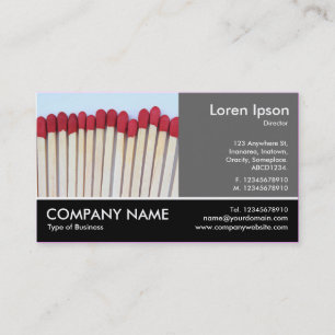 Footed Photo - 60pc Grey - Matches 03 Business Card