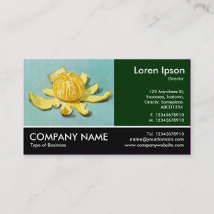 Footed Photo - Dk Green - Peeled Clementine (Paint Business Card