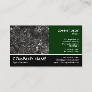 Footed Photo - Japanese Branches 01 Business Card