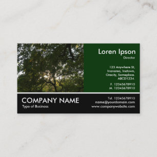 Footed Photo - Japanese Branches 04 Business Card