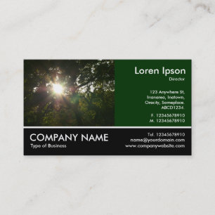 Footed Photo - Japanese Branches 07 Business Card