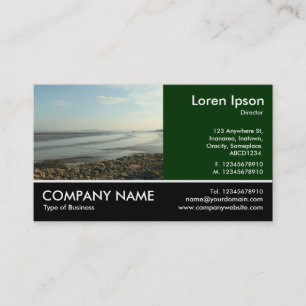 Footed Photo - Severn Estuary at Penarth Business Card