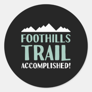 Foothills Trail Hiking And Backpacking In North Ca Classic Round Sticker