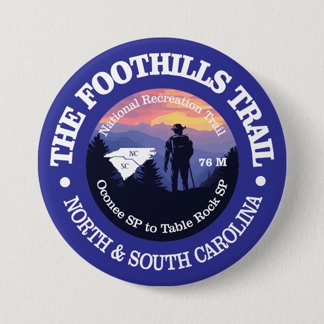 Foothills Trail (rd2) 7.5 Cm Round Badge (Front)