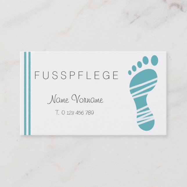 footing business card (Front)