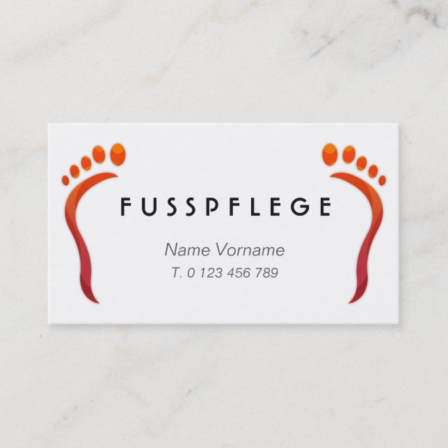 footing business card (Front)