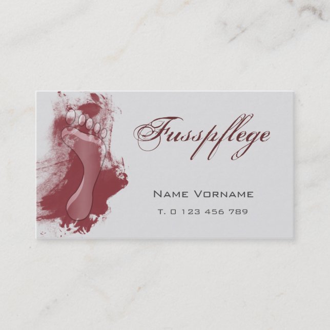 footing business card (Front)