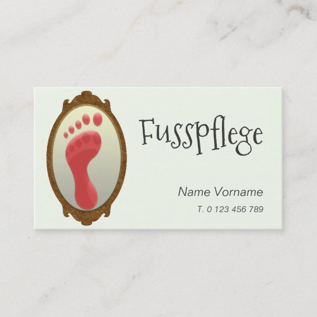 footing business card (Front)