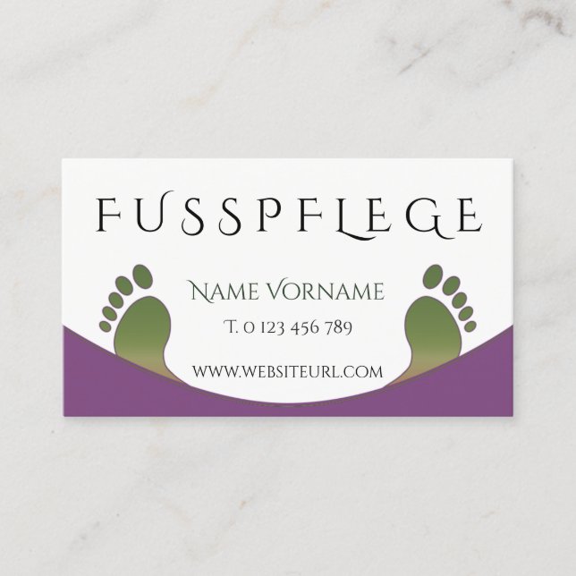 footing business card (Front)