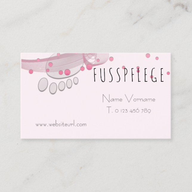 footing business card (Front)