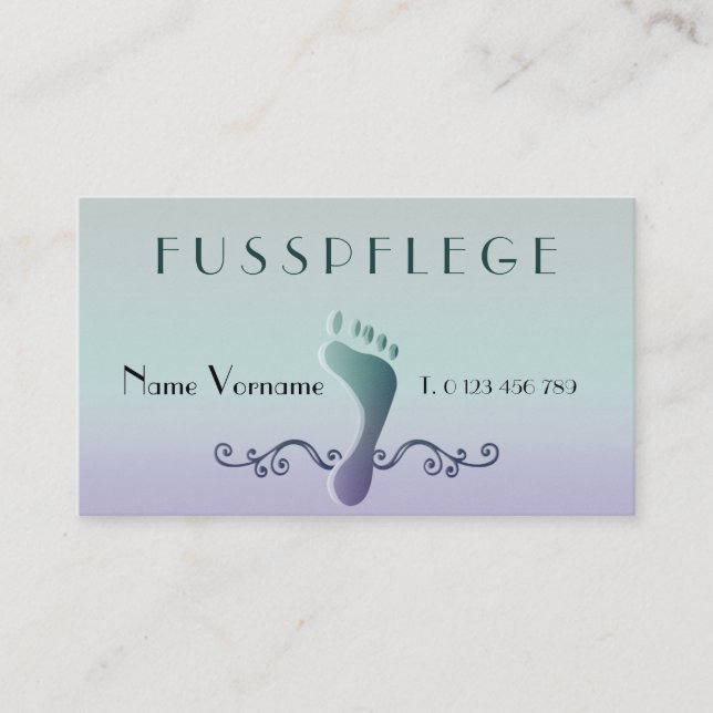 footing business card (Front)