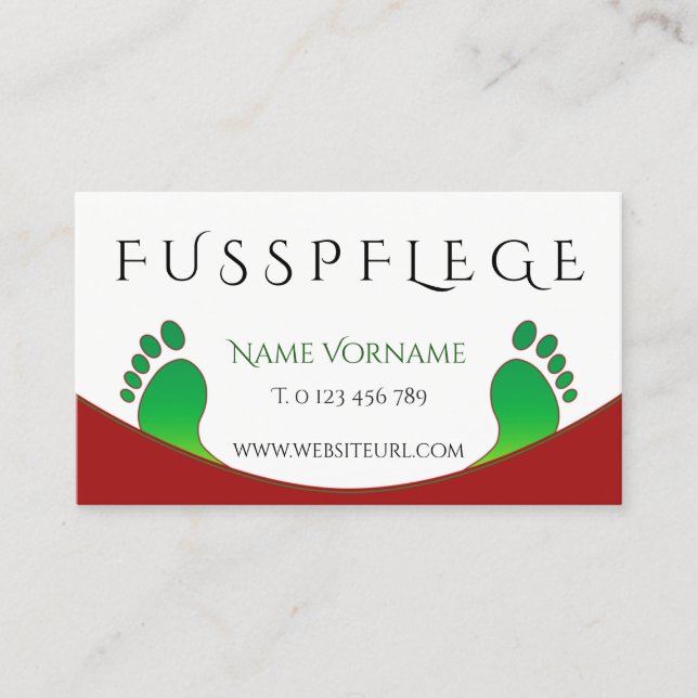 footing business card (Front)
