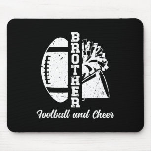 Footll And Cheer Brother Cheerleading And Footll B Mouse Pad