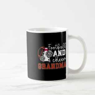 Footll And Cheer Grandma Of Footll Player And Chee Coffee Mug
