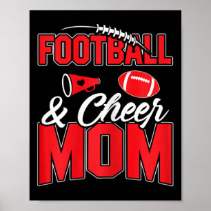 Footll And Cheer Mum Cheerleading Mother Footll _3 Poster