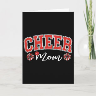 Footll Cheer Mum Game Day Cheerleading Proud Cheer Card