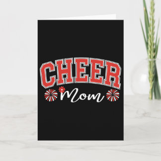 Footll Cheer Mum Game Day Cheerleading Proud Cheer Card
