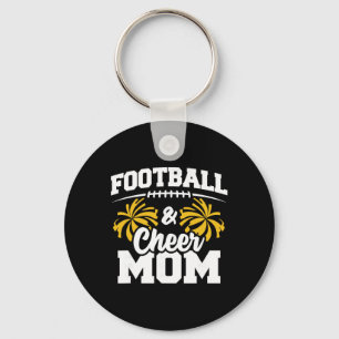 Footll Cheer Mum - High School Cheerleader - Cheer Key Ring