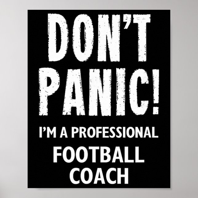 Footll Coach  Poster (Front)