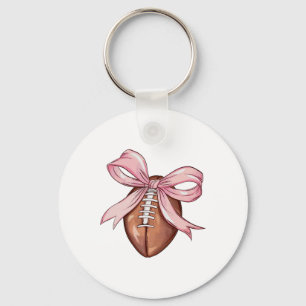 Footll Coquette Bow Footll Mum Mothers Day Footll Key Ring