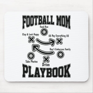 Footll Mum Playbook Footll Player Mama Sport Love Mouse Pad