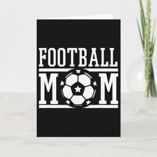 Footll Mum Soccer Game Day Gift For Proud Mama Mum Card