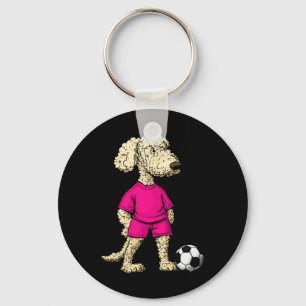 Footll Poodle Key Ring