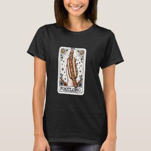 Footlong Tarot Card Mystic Hot Dog Weiner 4th of J T-Shirt