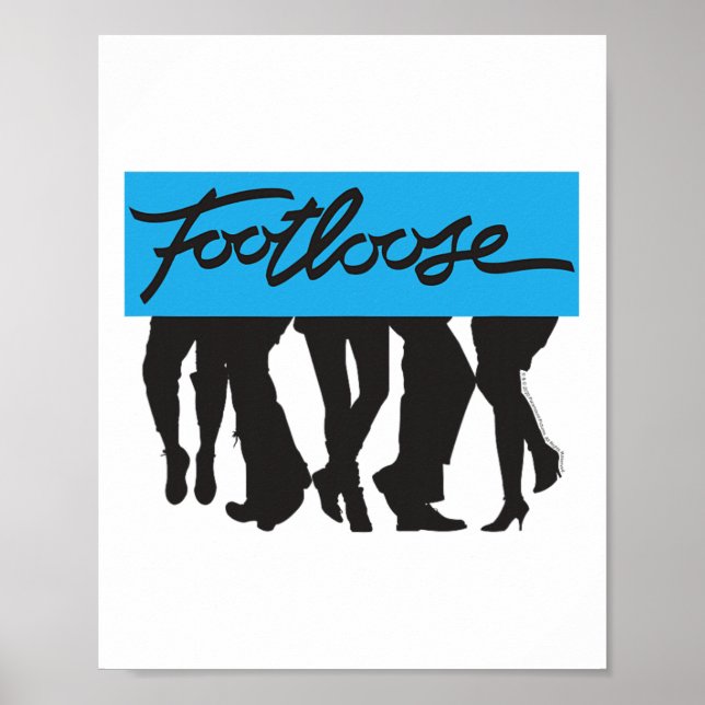 Footloose Dancing Feet  Poster (Front)