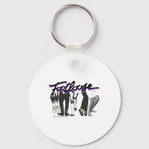 Footloose Dancing Feet Title Logo Key Ring