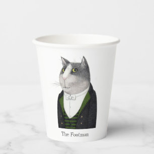 FOOTMAN CAT Paper Cups