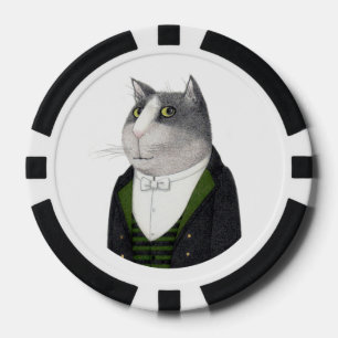 FOOTMAN CAT Poker Chips