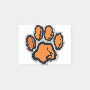 Footprint Animal Furry Paw Wildlife Track Bear Post-it Notes