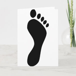 footprint card