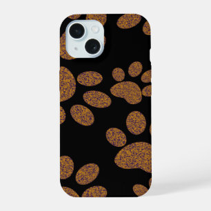 footprint dog iPhone 15 case